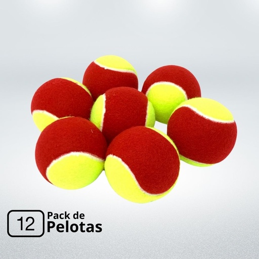 Pelota Tenis Punto Rojo (set)