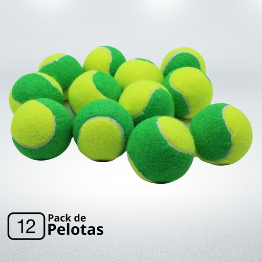 Pelota Tenis Punto Verde (set)